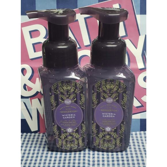BBW Bridgerton Wisteria Garden Gentle & Clean Foaming Hand Soap 2 Pack - Picture 1 of 2